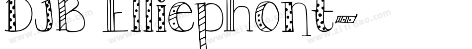 DJB Elliephont字体转换